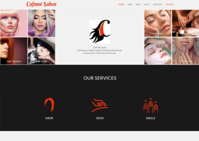 Cafuné Salon (Google Ads & Design)